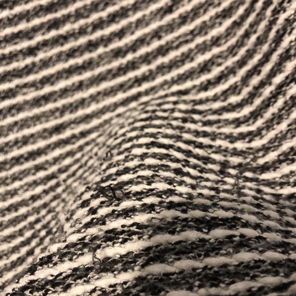 Anthropologie Deletta large Textured Striped Sweater side snaps - Picture 11 of 14